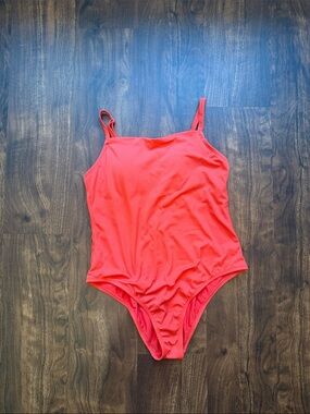 Red One-Piece Swimsuit -